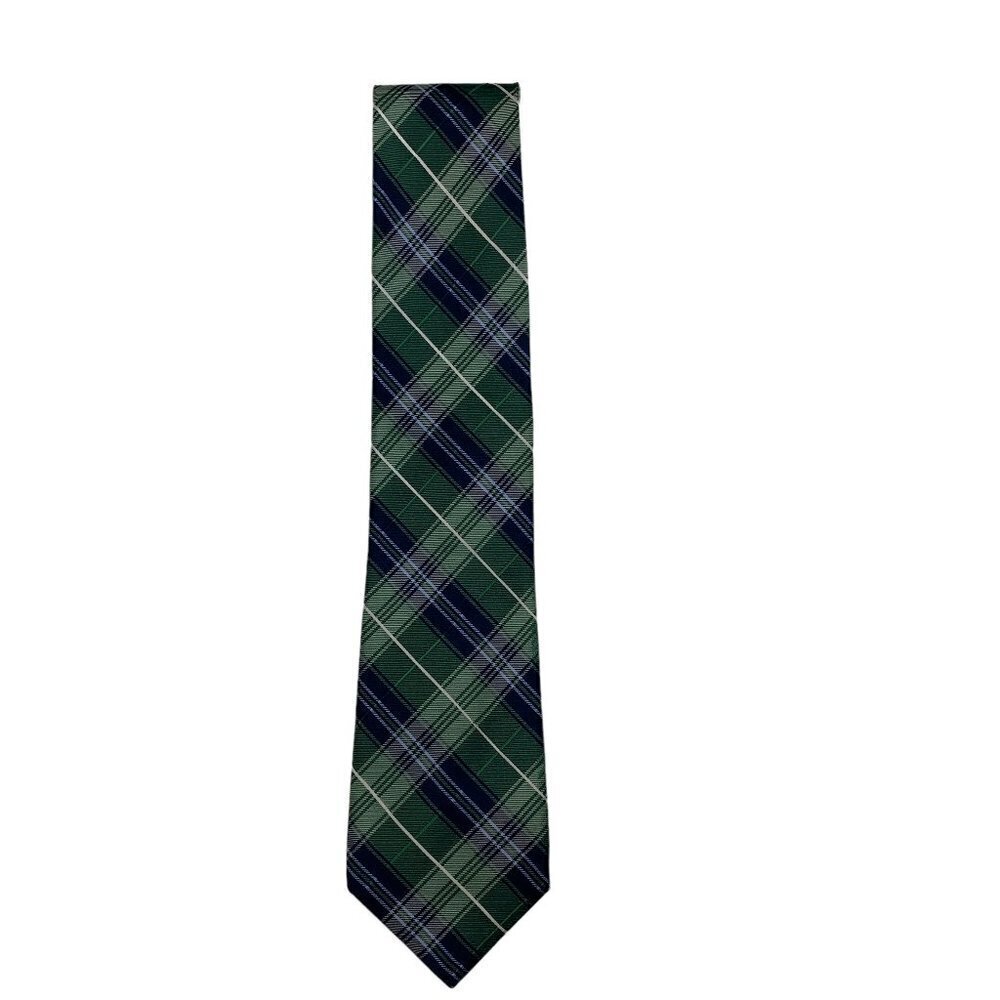 Nautica 100% Silk Plaid/Tartan Tie